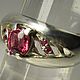 Spinel red natural & ring silver 925, Rings, Moscow,  Фото №1