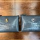 Crocodile belly clutch bag, soft body, grey color!. Man purse. SHOES&BAGS. Online shopping on My Livemaster.  Фото №2