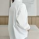 Блузка из хлопка белого оттенка. Блузки. Alviella | ATELIER. Ярмарка Мастеров.  Фото №5