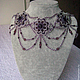 Necklace 'lilac Stand', Necklace, Moscow,  Фото №1