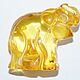 Elephant carved from natural amber. Figurines. podaro4ek22. My Livemaster. Фото №4