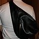 Backpack on one shoulder genuine leather Redbag. Backpacks. Redbag. My Livemaster. Фото №6