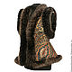 A top of pavlovoposadskaja shawl with fur Fox. Vests. Olga Lavrenteva. Online shopping on My Livemaster.  Фото №2