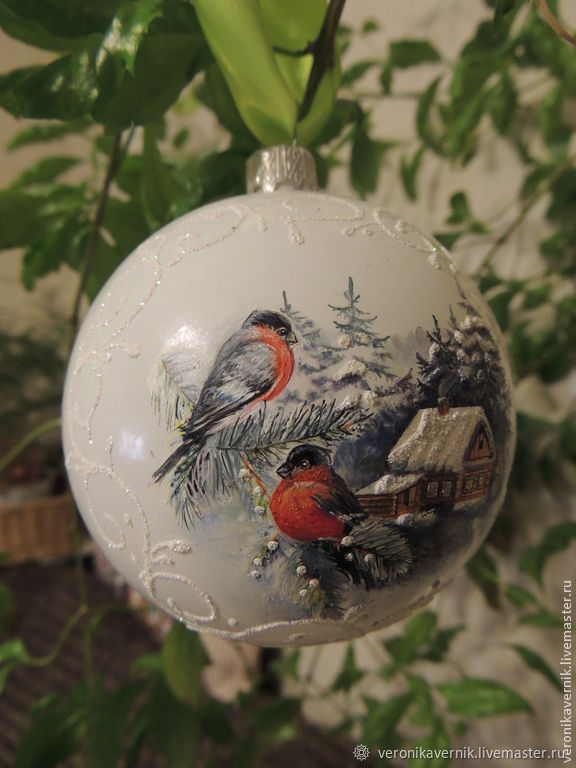 Птицы Новогодние Игрушки Птицы Новогодние Игрушки