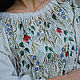 Elegant blouse with embroidery ' Marble fairy tale', Blouses, Vinnitsa,  Фото №1