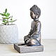 Figurine-Buddha candle holder concrete on a square stand. Figurines. Decor concrete Azov Garden. My Livemaster. Фото №6