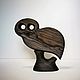 Order The Statuette 'Owl','Owl'. Wooden cats-Alexander Savelyev. Livemaster. . Stand Фото №3