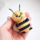 Bee interior toy, bee lover. Figurine. crochetsofttoys. Online shopping on My Livemaster.  Фото №2