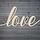 Панно "love". Слова. ükke (tokenwood). Ярмарка Мастеров.  Фото №4