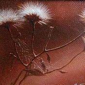 Картины и панно handmade. Livemaster - original item The author`s picture of Dried flowers, lit by the sun. Handmade.