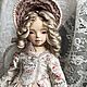 Текстильная кукла с коляской. Будуарная кукла. N_Angel_Dolls. Ярмарка Мастеров.  Фото №4