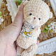 Teddy bear knitted baby, Stuffed Toys, Sosnovyj Bor,  Фото №1