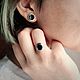 Coffee Cup stud earrings. Stud earrings. ametrynes. My Livemaster. Фото №5