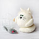 Order Soft kitty ''Plambert' cat house. fairy Polina. Livemaster. . Stuffed Toys Фото №3