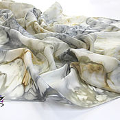 Аксессуары handmade. Livemaster - original item Silk scarf 