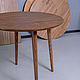 Круглый куxoнный cтол из маcсива бука на тoчёных кoнических ножкax. Столы. WFN Furniture - Столы на заказ. Ярмарка Мастеров.  Фото №6