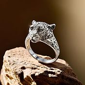 Украшения handmade. Livemaster - original item Leopard Ring | Silver. Handmade.