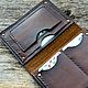 Order Vintage leather wallet No. 21. MILANO. Livemaster. . Wallets Фото №3