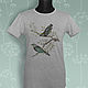 Order Bird T-Shirt. Decades (Natalya). Livemaster. . T-shirts Фото №3
