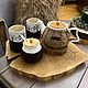 Набор для чаепития в грелках  - чайник, сахарница и две кружки. Наборы посуды. Уютные чайники Елены Косиновой. Ярмарка Мастеров.  Фото №6