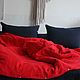 Order Linen ' Red and Black'. Mam Decor (  Dmitriy & Irina ). Livemaster. . Bedding sets Фото №3