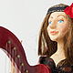 Author's doll HARPIST, Portrait Doll, Moscow,  Фото №1