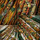 Фибула "Autumn". Украшения субкультур. Botanique Dreads and Wraps/Booka.Dreads. Ярмарка Мастеров.  Фото №8