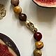 Заказать Чокер из крупных бусин яшма мукаит Бургунди. Magic vibe jewelry. Ярмарка Мастеров. . Чокер Фото №3