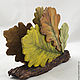 Autumn oak napkin holder. Napkin holders. Elena Zaychenko - Lenzay Ceramics. My Livemaster. Фото №5