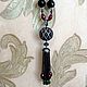 Necklace with pendant 'Bosphorus' (agate, onyx, chrysoprase, accessories LUX). Necklace. Pani Kratova (panikratova). My Livemaster. Фото №5