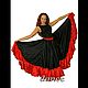 costumes: Gypsy skirt ' Black and red', Carnival costumes, Moscow,  Фото №1