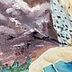 Картина маслом На охоте у шейха, сокол картина с птицами, горы маслом. Картины. MarselArt. Ярмарка Мастеров.  Фото №6