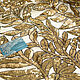 Пайетки на сетке RICAMMO золотые цветы. Ткани. БАРХАТ Итальянские ткани (barhat-tkani). Ярмарка Мастеров.  Фото №6