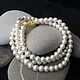 Pearl Necklace Beads. Necklace. Jewelry and accessories by IRIS. My Livemaster. Фото №4