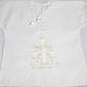 Baptismal shirt with Armenian cross (platinum). Christening set. Gradeva Anna Christening sets (krestimbaby). Online shopping on My Livemaster.  Фото №2