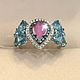 Серебряное кольцо с природным рубином и цирконами. Кольца. OLVIKSOL JEWELRY STORE. Ярмарка Мастеров.  Фото №5