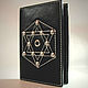 ОБЛОЖКА ДЛЯ ПАСПОРТА " MAGEN DAVID " ( НАТУРАЛЬНАЯ КОЖА ). Обложка на паспорт. NIKOLAY PERKHUROV. Интернет-магазин Ярмарка Мастеров.  Фото №2