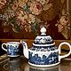 Винтаж: Чайник Villeroy & Boch Blue Castle. Сервизы винтажные. Белый филин. Ярмарка Мастеров.  Фото №6