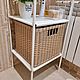 Корзина для белья в ванную комнату. Корзины. AG_Home decor - Товары для вашего уюта и комфорта. Интернет-магазин Ярмарка Мастеров.  Фото №2