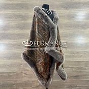 Аксессуары handmade. Livemaster - original item Royal stole with cappuccino-colored arctic fox fur. Handmade.