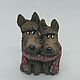 Scotch Terriers. Ceramics. Figurines of dogs, Miniature figurines, St. Petersburg,  Фото №1