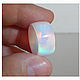Order Wide white ring made of synthetic opal. Wooden jewellery. Livemaster. . Rings Фото №3