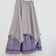 No. №219 Linen double boho skirt, Skirts, Ekaterinburg,  Фото №1
