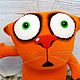 He first started! Soft toys cats by Vasya Lozhkin. Stuffed Toys. Dingus! Funny cats and other toys. My Livemaster. Фото №6