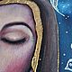 Интерьерная текстурная картина портрет девушки с ласточками 40. Картины. LillasArt. Ярмарка Мастеров.  Фото №5
