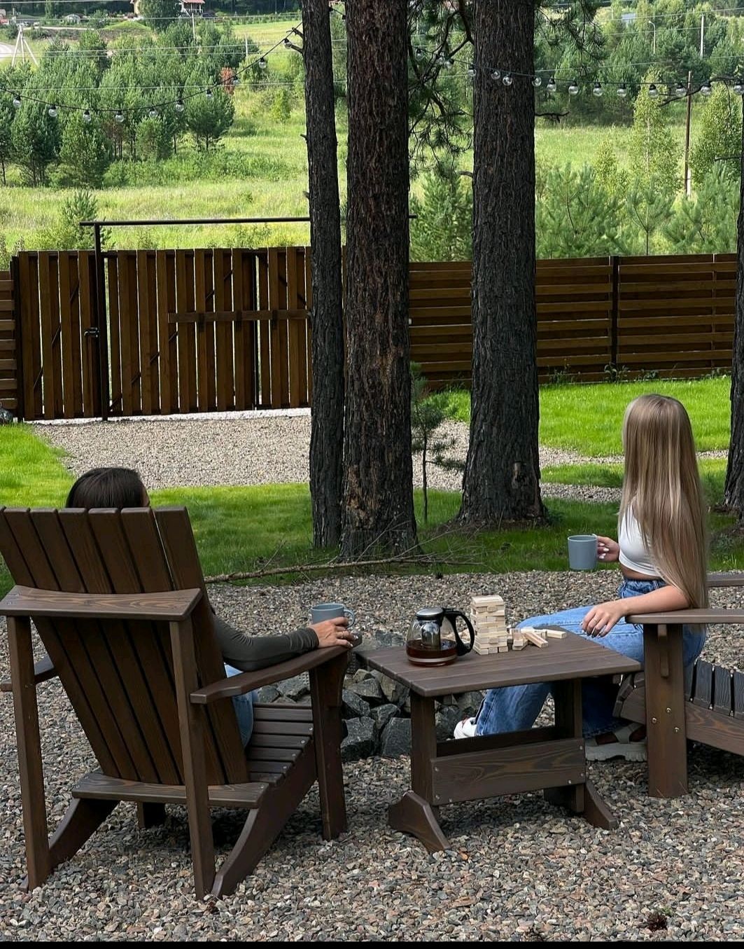 Столик садовый в стиле Адирондак в интернет-магазине Ярмарка Мастеров ...