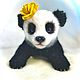 Order Cute, funny Panda bear named 'Bamboo'. zubarevairina. Livemaster. . Stuffed Toys Фото №3