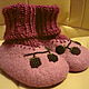 Booties felted Summer blackberries. Babys bootees. Julia. Online shopping on My Livemaster.  Фото №2
