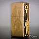 Заказать Зажигалка Zippo 254B с гравировкой Anubis. Маргарита Гроза (мастер). Ярмарка Мастеров. . Зажигалки Фото №3