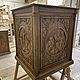 Облачение на престол резное. Тумбы. Мебель в Храм. Алексей Вилков (mebelvhram). Интернет-магазин Ярмарка Мастеров.  Фото №2
